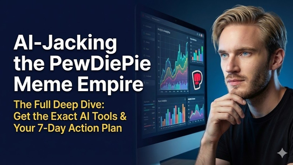 AI-Jacking PewDiePie: The Meme Empire Blueprint